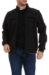 Perry Ellis Everyday Soft Shell Jacket In Black