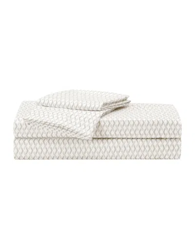 Perry Ellis Haydee 3-pc. Sheet Set, Twin In White