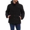 Perry Ellis Heavyweight Quilted Jacket In Black