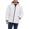 Perry Ellis Heavyweight Quilted Jacket In White