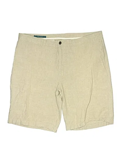 Pre-owned Perry Ellis Khaki Shorts In Tan