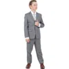 PERRY ELLIS PERRY ELLIS KIDS' FIVE-PIECE SHARKSKIN SUIT