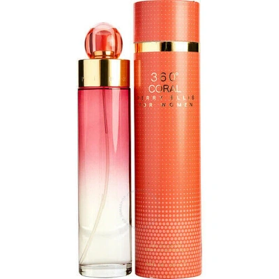 Perry Ellis Ladies 360 Coral For Women Edp Spray 6.8 oz Fragrances 844061010598 In Coral / Peach / Pink / White