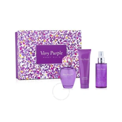 Perry Ellis Ladies Very Purple Gift Set Fragrances 844061013933