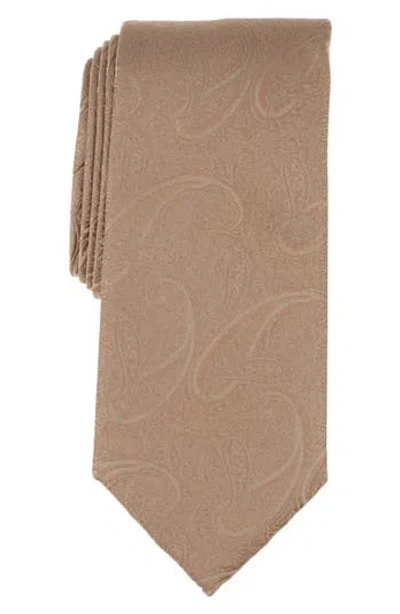 Perry Ellis Lidelle Paisley Tie In Brown