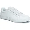 Perry Ellis Low Top Sneaker In White