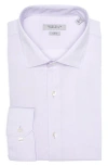 PERRY ELLIS PERRY ELLIS LUXE SLIM FIT SOLID DRESS SHIRT