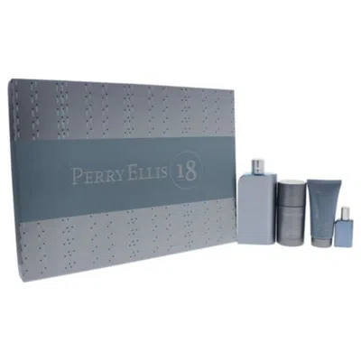 Perry Ellis Men's 18 Men Gift Set Fragrances 844061010468 In Transparent