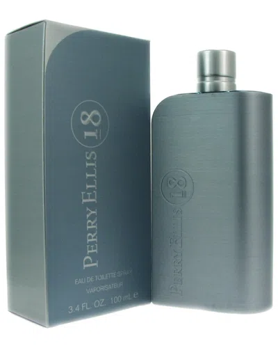 Perry Ellis Men's 3.4oz 18 Eau De Toilette In Gray