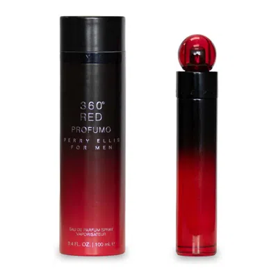 Perry Ellis Men's 360 Red Men Profumo Edp Spray 3.4 oz Fragrances 844061017238 In Transparent