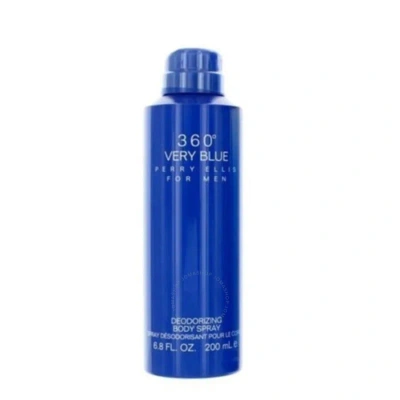 Perry Ellis Men's 360 Very Blue Body Spray 6.8 oz Fragrances 844061014978 In White