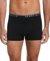Perry Ellis Men's 4-pack Cotton Stretch Boxer Brief In Black