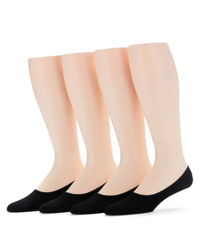 Perry Ellis Men's 4 Pack Liner Sock In Black
