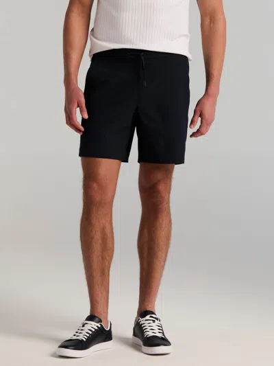 Perry Ellis Men's 7" Duraflex Tricot Drawstring Short In Black