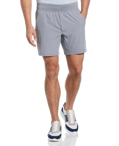 Perry Ellis Men's 7" Pull-on Stretch Short In Tradedawn Heather,gray