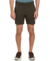 PERRY ELLIS MEN'S 7" STRETCH DYED SOLID TWILL SHORT