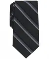 Perry Ellis Men's Abbott Stripe Tie In Black In Black