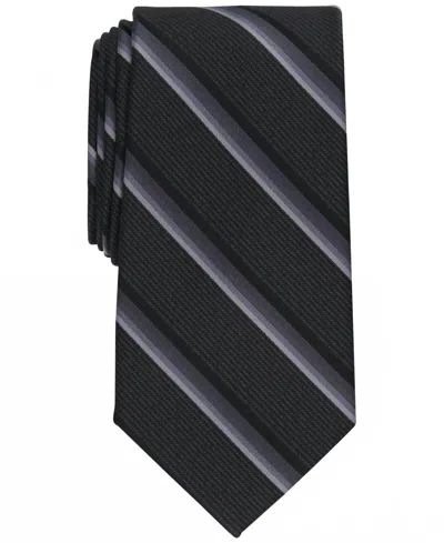 Perry Ellis Men's Abbott Stripe Tie In Black