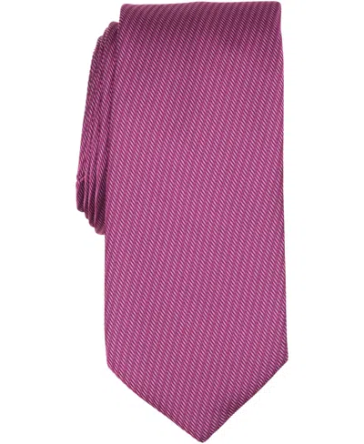 Perry Ellis Men's Amato Solid Classic Tie In Purple