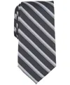Perry Ellis Men's Arnett Classic Stripe Tie In Black