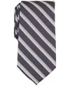 Perry Ellis Men's Arnett Classic Stripe Tie In Brown