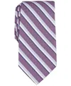 Perry Ellis Men's Arnett Classic Stripe Tie In Dusty Pink