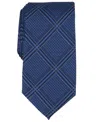 Perry Ellis Men's Bannos Large Grid Tie In Navy