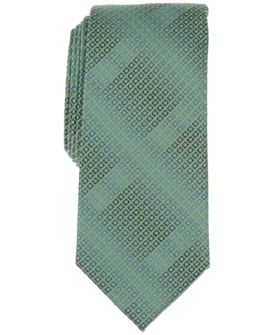 Perry Ellis Men's Barbet Classic Geometric Tie In Green