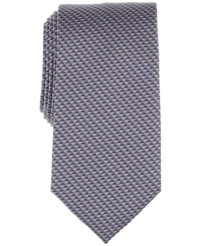 Perry Ellis Men's Bartolle Mini-pattern Tie In Charcoal