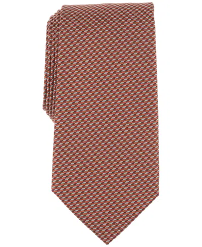 Perry Ellis Men's Bartolle Mini-pattern Tie In Rust