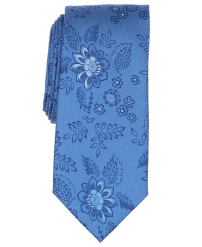 Perry Ellis Men's Basham Floral Tie In Blue
