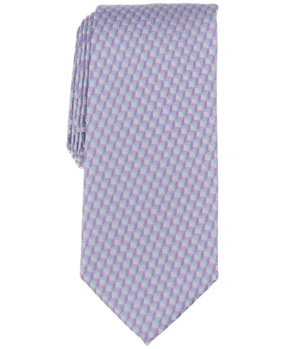 Perry Ellis Men's Chaffin Classic Geometric Tie In Purple