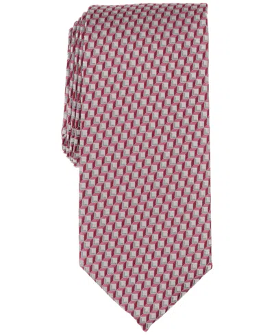 Perry Ellis Men's Chaffin Classic Geometric Tie In Red