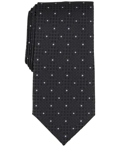 Perry Ellis Men's Charledue Dot Grid Tie In Black