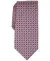 Perry Ellis Men's Classic Diamond Pattern Tie In Pink