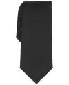 Perry Ellis Men's Classic Solid Pattern Tie In Black