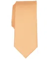 Perry Ellis Men's Classic Solid Pattern Tie In Orange