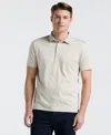 Perry Ellis Men's Cool Interlock Polo In Moonstruck - New Color,beige