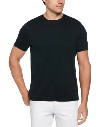 Perry Ellis Men's Cool Interlock T-shirt In Dark Sapphire,blue
