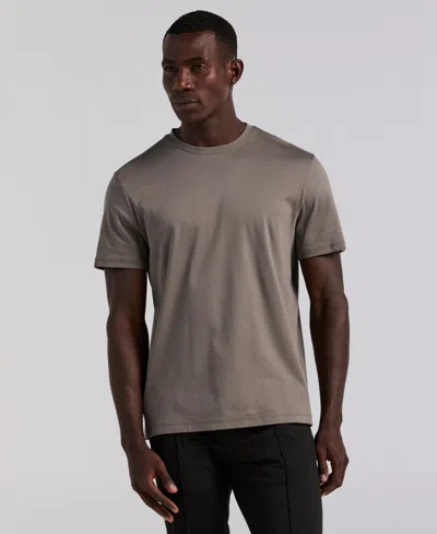 Perry Ellis Men's Cool Interlock T-shirt In Gray