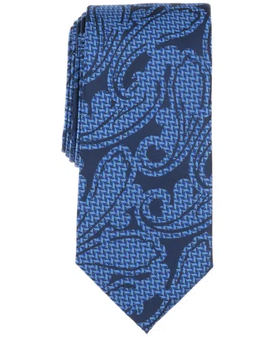 Perry Ellis Men's Cotter Paisley Tie In Navy