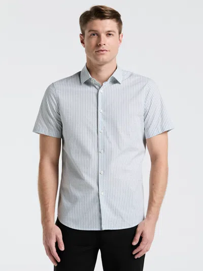 Perry Ellis Men's Cotton Dobby Stripe Shirt