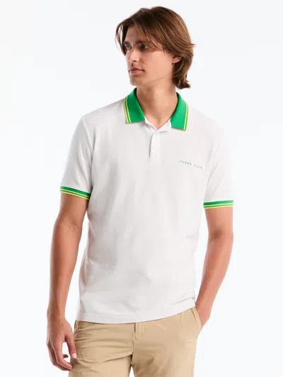Perry Ellis Men's Cotton Pique Polo Shirt Brazil Edition In Multi