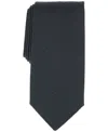 Perry Ellis Men's Cronan Geo-pattern Solid Tie In Black