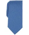 Perry Ellis Men's Cronan Geo-pattern Solid Tie In Blue