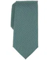 Perry Ellis Men's Cronan Geo-pattern Solid Tie In Green