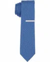 Perry Ellis Men's Cronan Geo Slim Tie In Blue