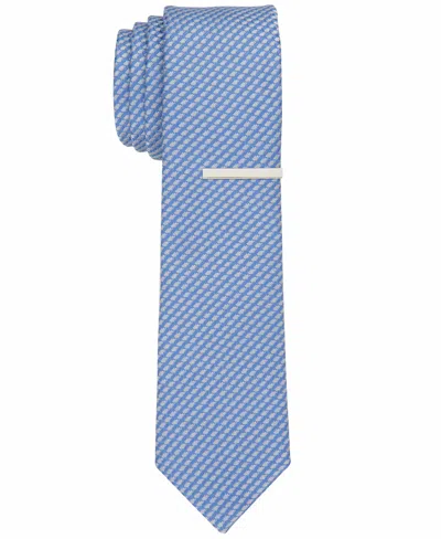 Perry Ellis Men's Culter Mini Slim Tie In Blue