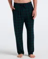 Perry Ellis Men's Deluxe Touch Buffalo Plaid Sleep Pant In Green