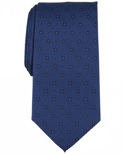 Perry Ellis Men's Denning Geo-pattern Tie In Navy In Brown